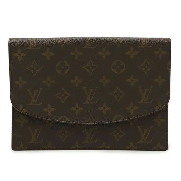 LOUIS VUITTON Brown Monogram Pochette Pouch - Picture 2 of 8